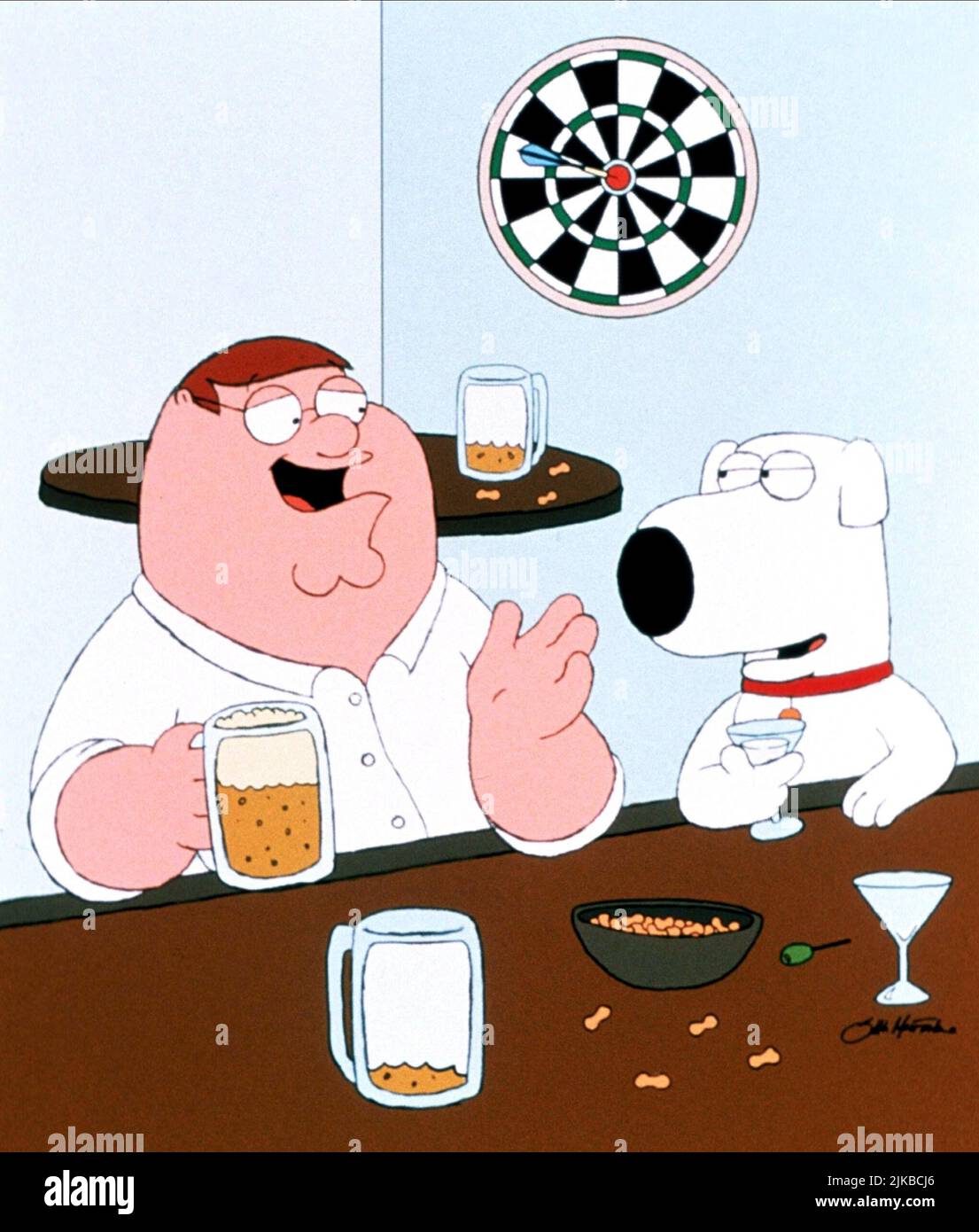 Peter Griffin & Brian Griffin Television: Family Guy (1999) Characters: Peter  Griffin & 31 January 1999 **WARNING** This Photograph is for editorial use  only and is the copyright of 20TH CENTURY FOX