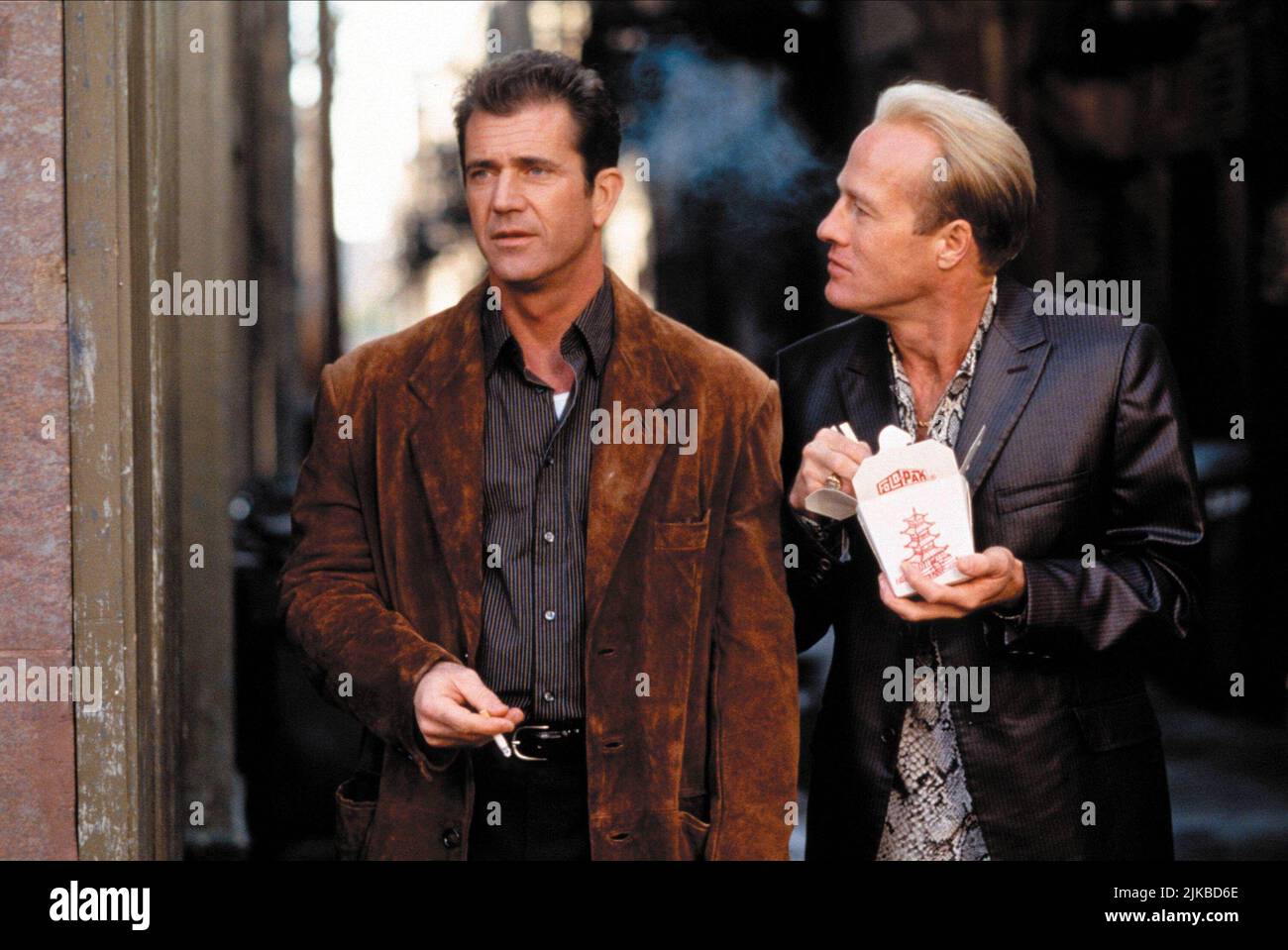 Mel Gibson & Gregg Henry Film: Payback (USA 1999) Characters: Porter, Val Resnick  Director: Brian Helgeland 05 February 1999   **WARNING** This Photograph is for editorial use only and is the copyright of WARNER BROS. and/or the Photographer assigned by the Film or Production Company and can only be reproduced by publications in conjunction with the promotion of the above Film. A Mandatory Credit To WARNER BROS. is required. The Photographer should also be credited when known. No commercial use can be granted without written authority from the Film Company. Stock Photo