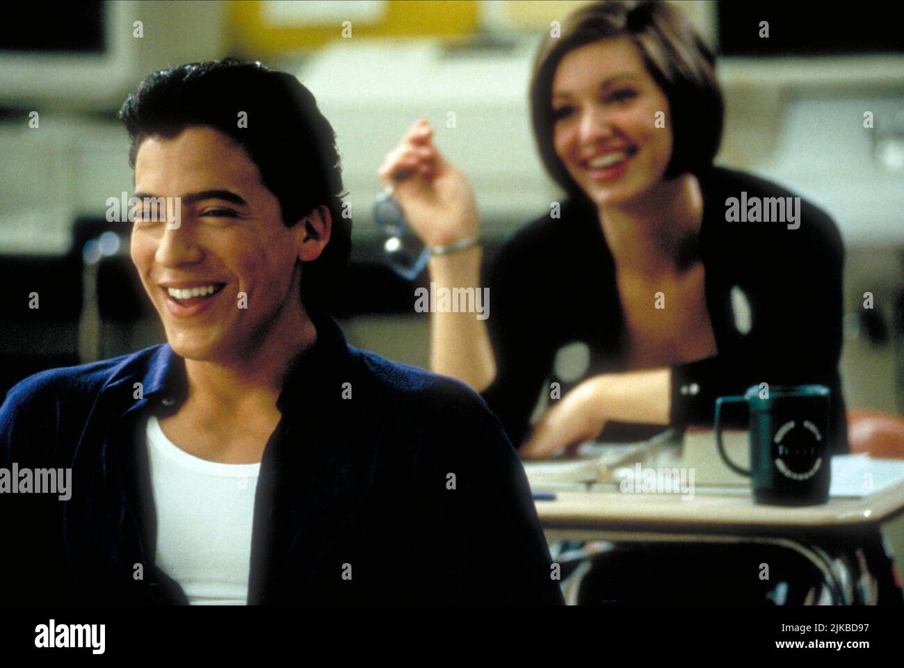 Andrew Keegan Film: 10 Things I Hate About You (USA 1999) Characters: Joey Donner  Director: Gil Junger 31 March 1999   **WARNING** This Photograph is for editorial use only and is the copyright of TOUCHSTONE PICTURES and/or the Photographer assigned by the Film or Production Company and can only be reproduced by publications in conjunction with the promotion of the above Film. A Mandatory Credit To TOUCHSTONE PICTURES is required. The Photographer should also be credited when known. No commercial use can be granted without written authority from the Film Company. Stock Photo