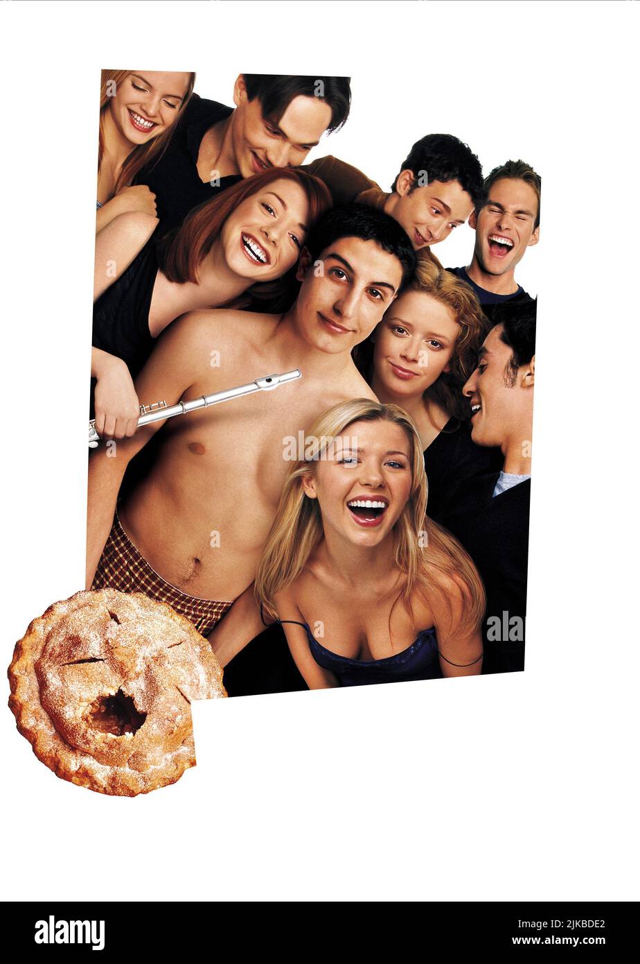 Mena Suvari, Chris Klein, Eddie Kaye Thomas, Seann William Scott, Alyson Hannigan, Jason Biggs & Tara Reid Film: American Pie (1999) Characters: Heather, Chris 'Oz' Ostreicher, Paul Finch, Steve Stifler, Michelle Flaherty, Jim Levenstein, Victoria 'Vicky' Lathum  Director: Paul Weitz 09 July 1999   **WARNING** This Photograph is for editorial use only and is the copyright of UNIVERSAL and/or the Photographer assigned by the Film or Production Company and can only be reproduced by publications in conjunction with the promotion of the above Film. A Mandatory Credit To UNIVERSAL is required. The Stock Photo