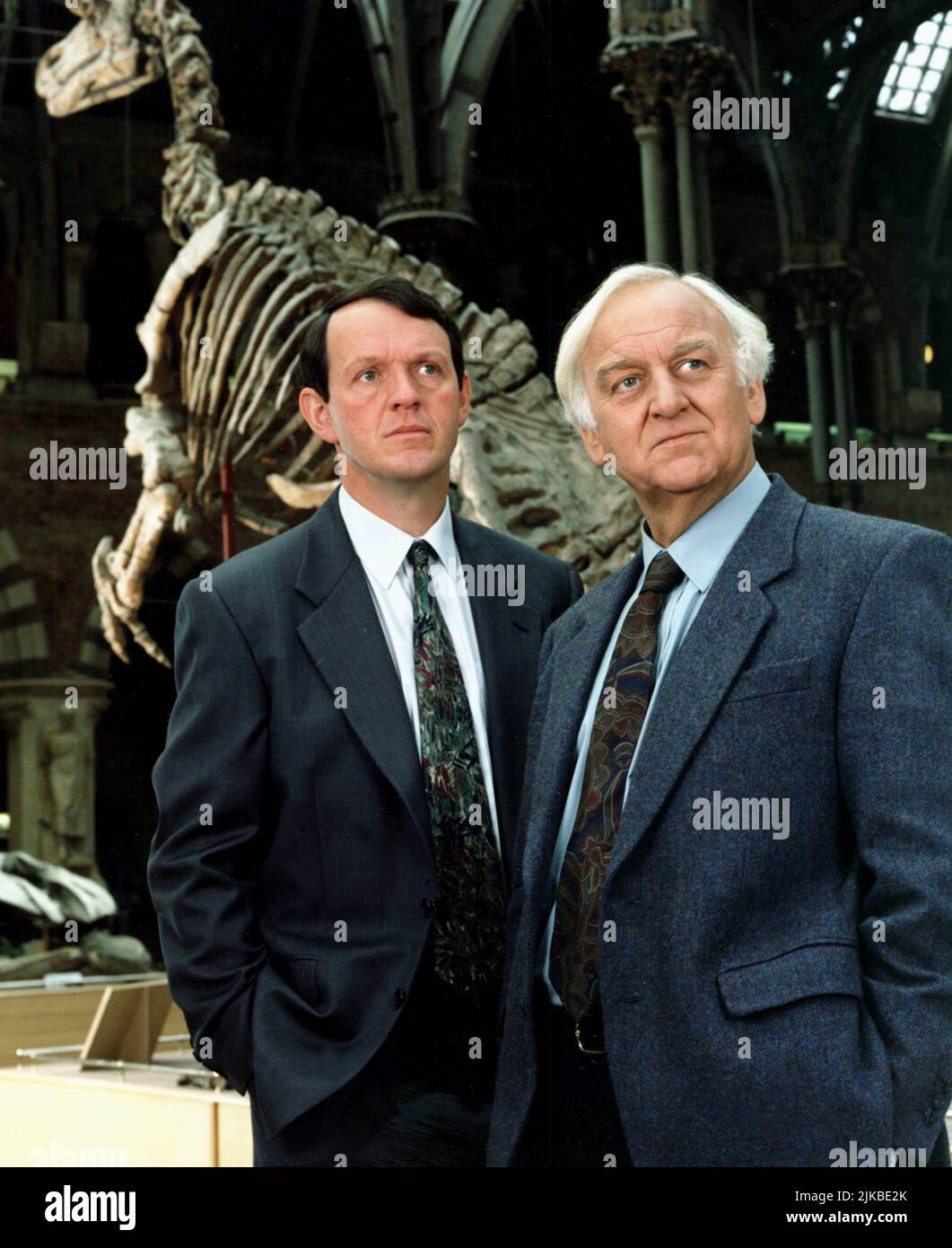 Kevin Whately & John Thaw Television: Inspector Morse; The Daughters Of Chain (1999) Characters: Detective Sergeant Lewis & Chief Inspector Morse  23 January 1999   **WARNING** This Photograph is for editorial use only and is the copyright of CHARLTON and/or the Photographer assigned by the Film or Production Company and can only be reproduced by publications in conjunction with the promotion of the above Film. A Mandatory Credit To CHARLTON is required. The Photographer should also be credited when known. No commercial use can be granted without written authority from the Film Company. Stock Photo
