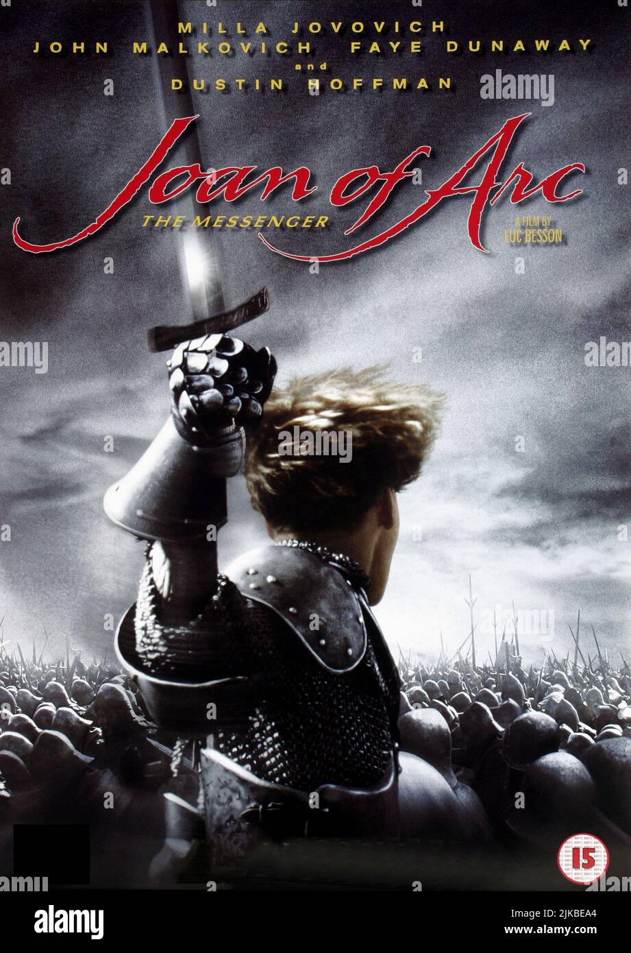 Film Poster Film: The Messenger: The Story Of Joan Of Arc (FR/CZ 1999)  Director: Luc Besson 18 October 1999 **WARNING** This Photograph is for  editorial use only and is the copyright of