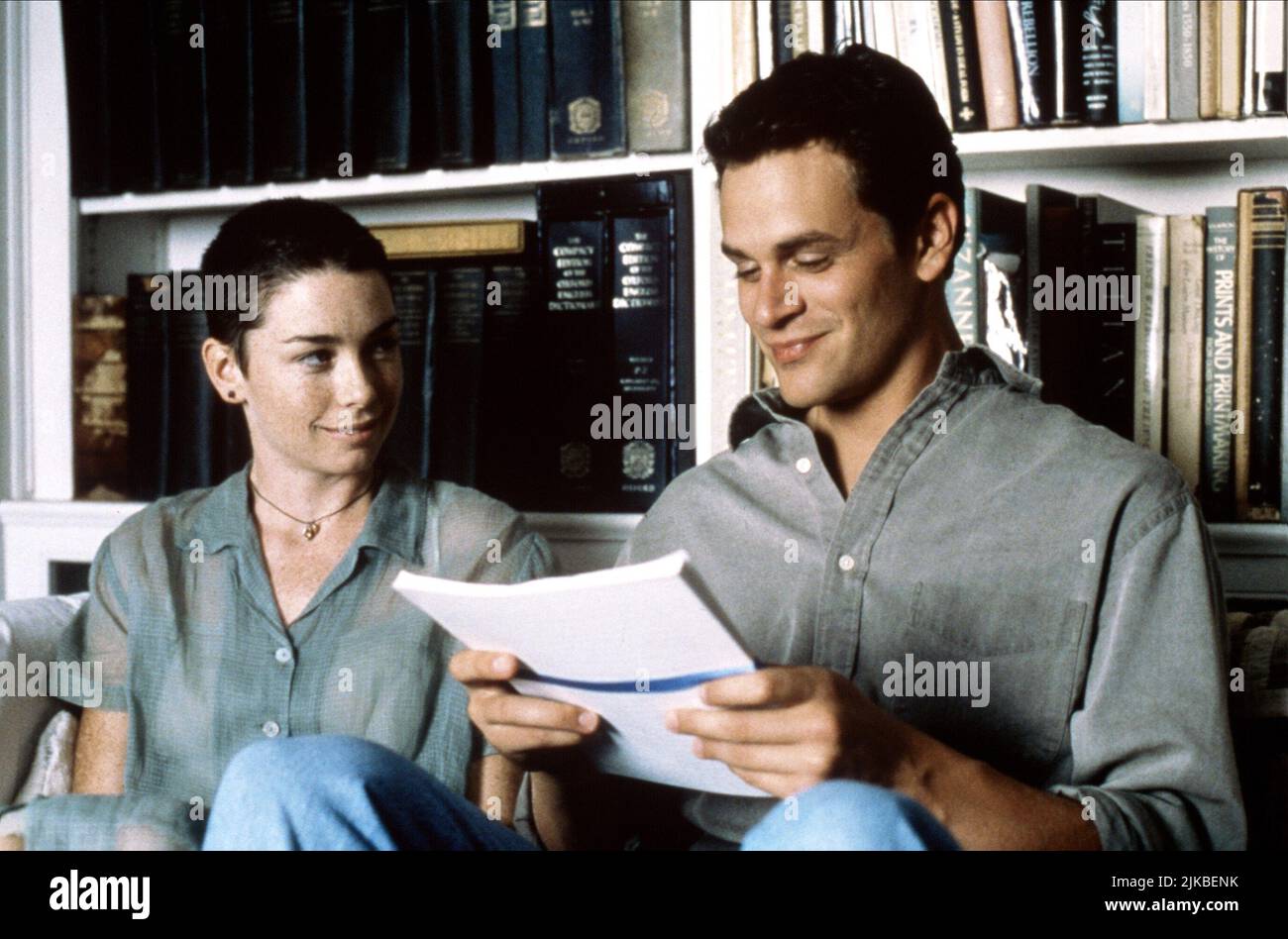 Julianne Nicholson & Tom Everett Scott Film: The Love Letter (USA 1999) Characters: Jennifer & Johnny  Director: Peter Chan 21 May 1999   **WARNING** This Photograph is for editorial use only and is the copyright of DREAMWORKS SKG and/or the Photographer assigned by the Film or Production Company and can only be reproduced by publications in conjunction with the promotion of the above Film. A Mandatory Credit To DREAMWORKS SKG is required. The Photographer should also be credited when known. No commercial use can be granted without written authority from the Film Company. Stock Photo