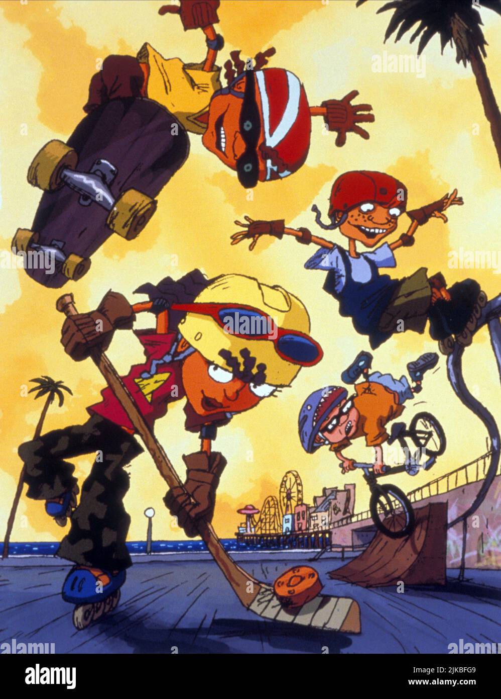 Movie Scene Television: Rocket Power (1999) 02 February 1999 **WARNING**  This Photograph is for editorial use only and is the copyright of  NICKELODEON and/or the Photographer assigned by the Film or Production