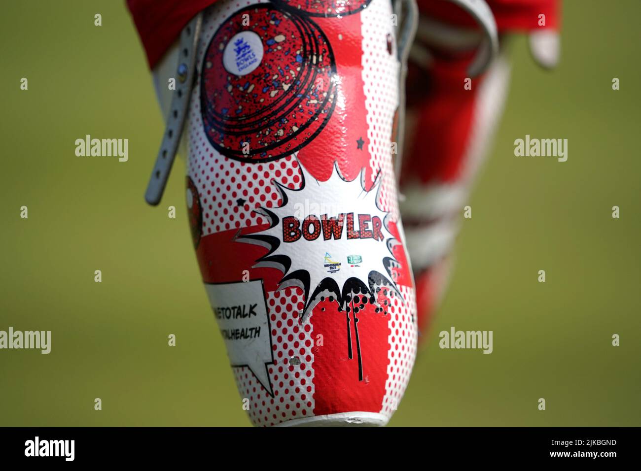 England's Craig Bowler in action during the para men's pairs semifinal