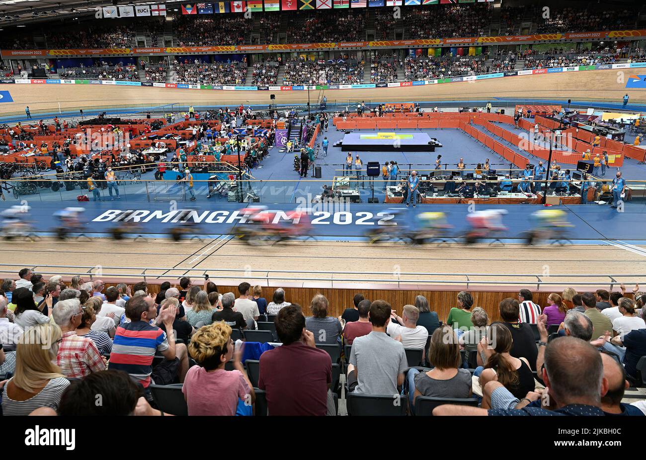 Stratford, United Kingdom. 31st July, 2022. Commonwealth Games Track