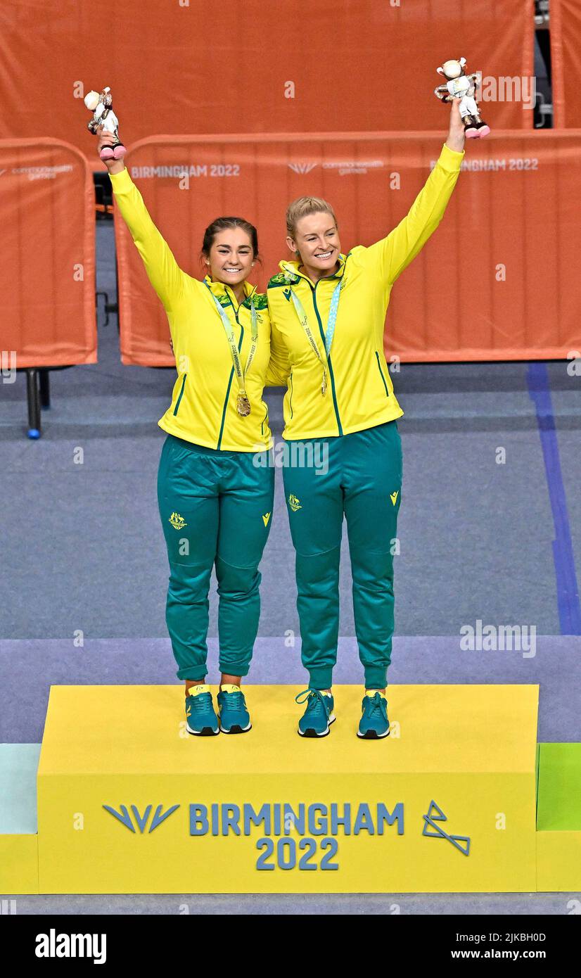 Stratford, United Kingdom. 31st July, 2022. Commonwealth Games Track Cycling. Olympic Velodrome