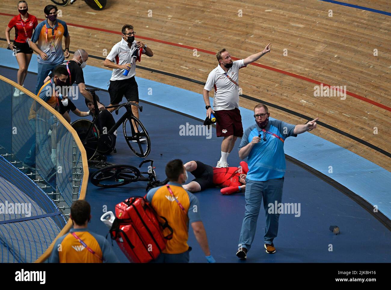 Stratford, United Kingdom. 31st July, 2022. Commonwealth Games Track