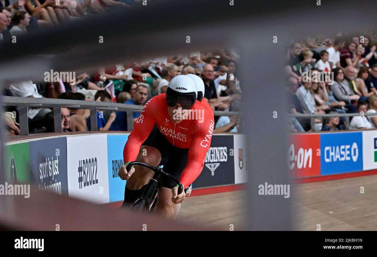 Stratford, United Kingdom. 31st July, 2022. Commonwealth Games Track Cycling. Olympic Velodrome