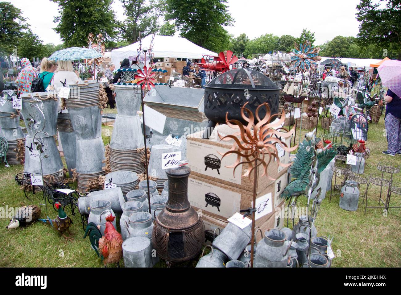 Metal Craft Blenheim Flower Show 2022 Woodstock Oxfordshire England uk Stock Photo
