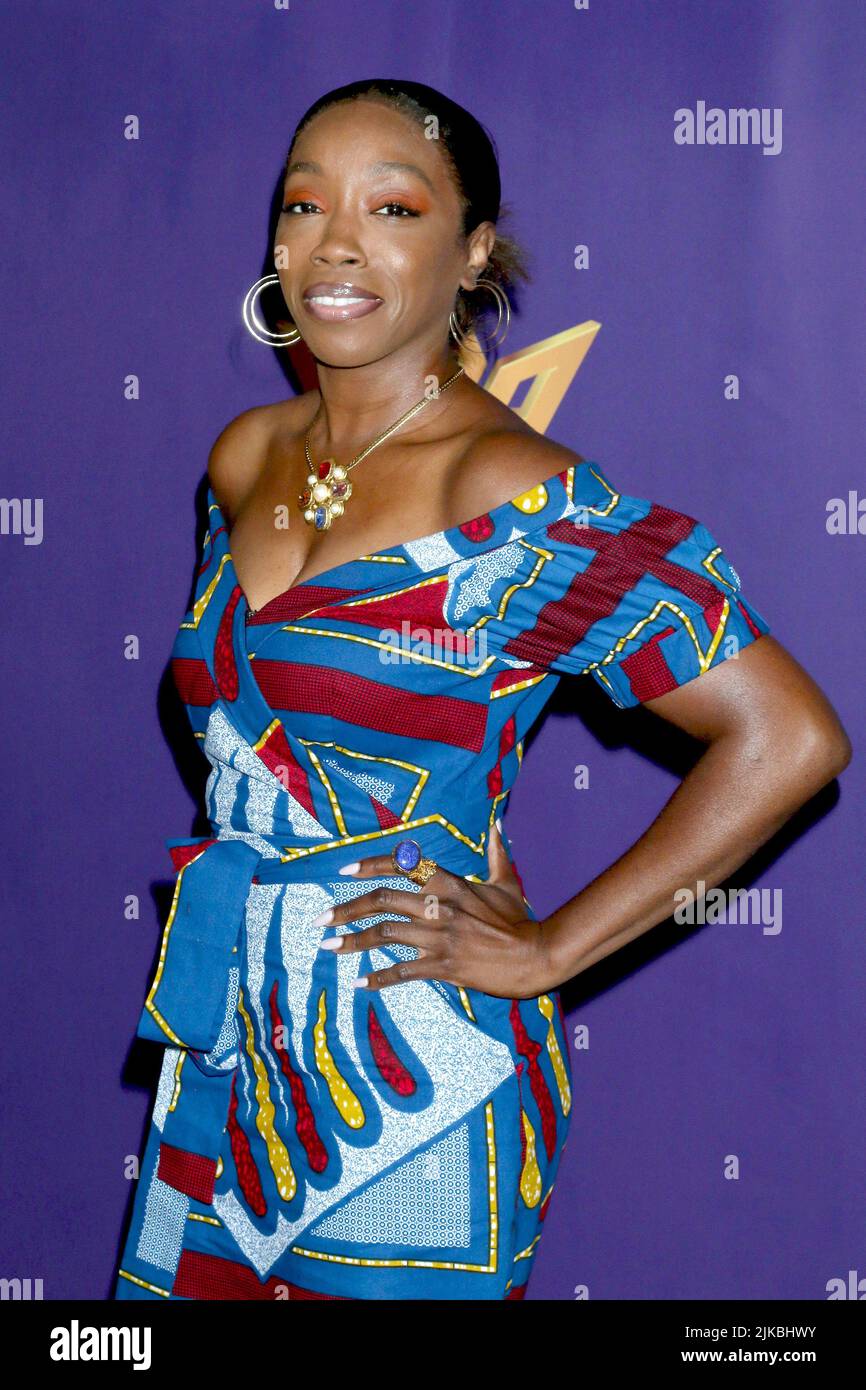 July 31, 2022, Los Angeles, CA, USA: LOS ANGELES - JUL 31:  Estelle at the Heirs of Afrika 5th Annual International Women of Power Awards at the Sheraton Grand Hotel on July 31, 2022 in Los Angeles, CA (Credit Image: © Kay Blake/ZUMA Press Wire) Stock Photo