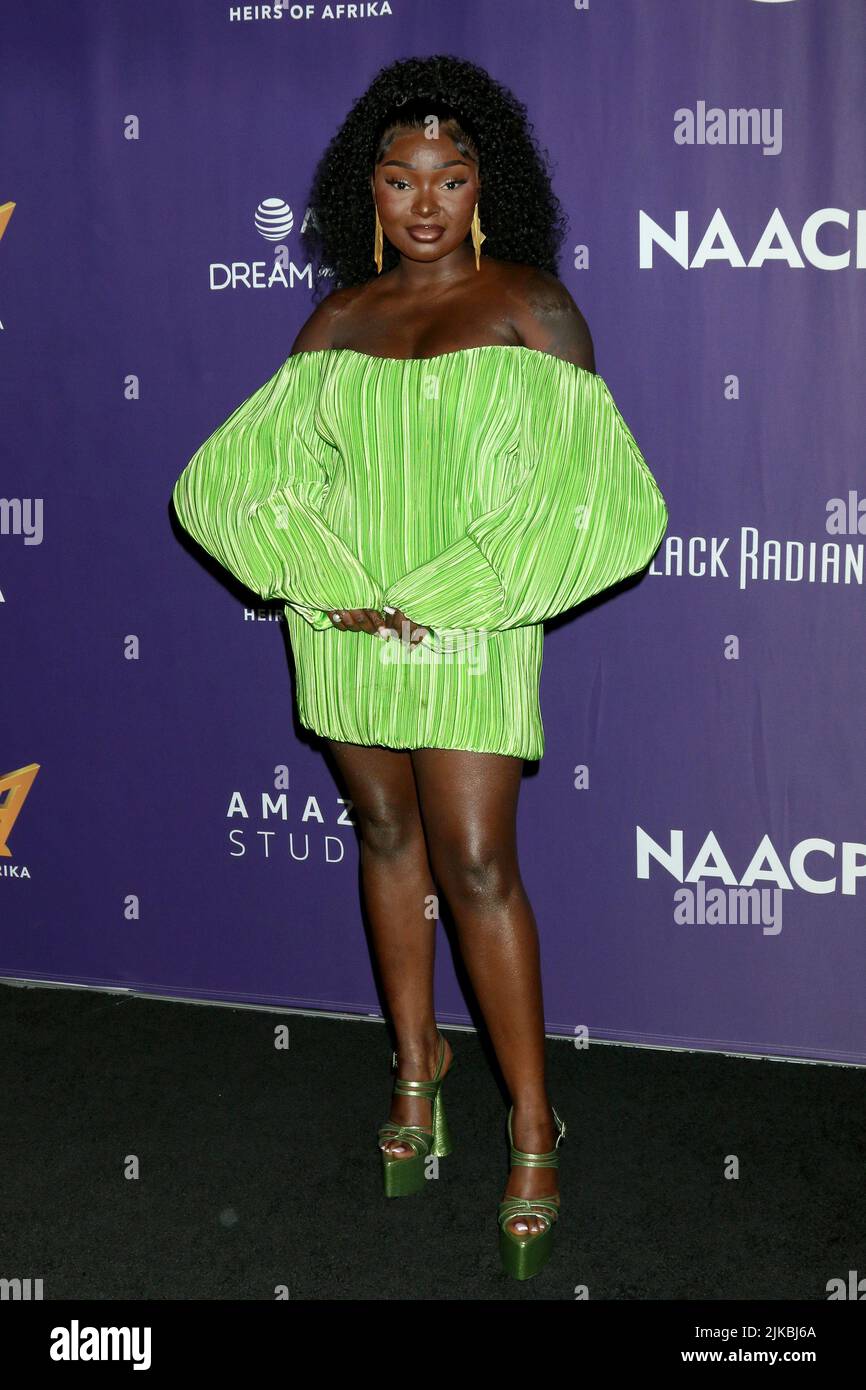 July 31, 2022, Los Angeles, CA, USA: LOS ANGELES - JUL 31:  Shalom Blac at the Heirs of Afrika 5th Annual International Women of Power Awards at the Sheraton Grand Hotel on July 31, 2022 in Los Angeles, CA (Credit Image: © Kay Blake/ZUMA Press Wire) Stock Photo