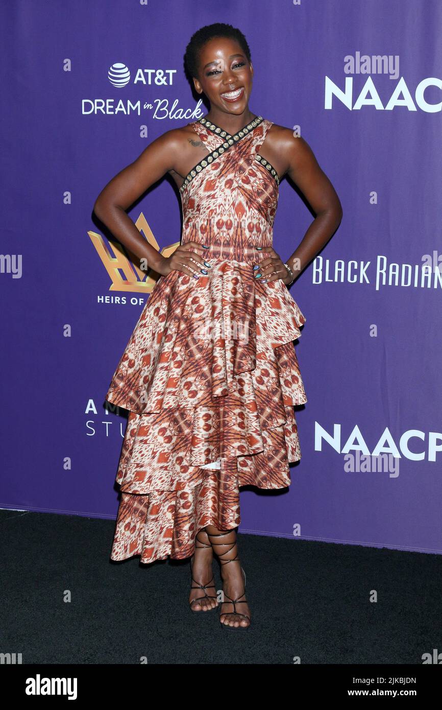 July 31, 2022, Los Angeles, CA, USA: LOS ANGELES - JUL 31:  Thuso Mbedu at the Heirs of Afrika 5th Annual International Women of Power Awards at the Sheraton Grand Hotel on July 31, 2022 in Los Angeles, CA (Credit Image: © Kay Blake/ZUMA Press Wire) Stock Photo