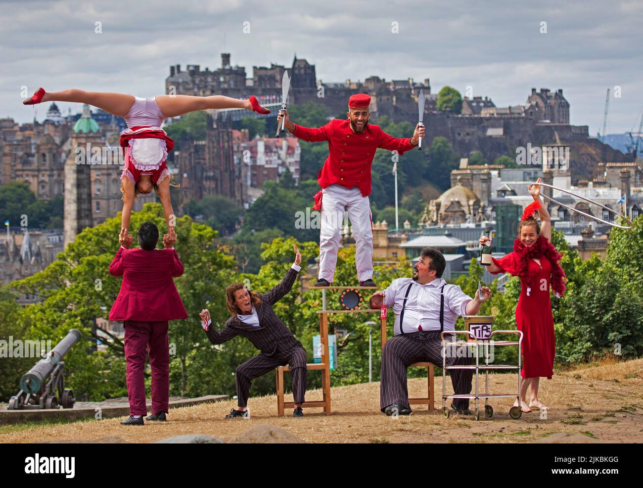 Calton Hill, Edinburgh, Scotland, UK. 1st August 2022. Guinness World