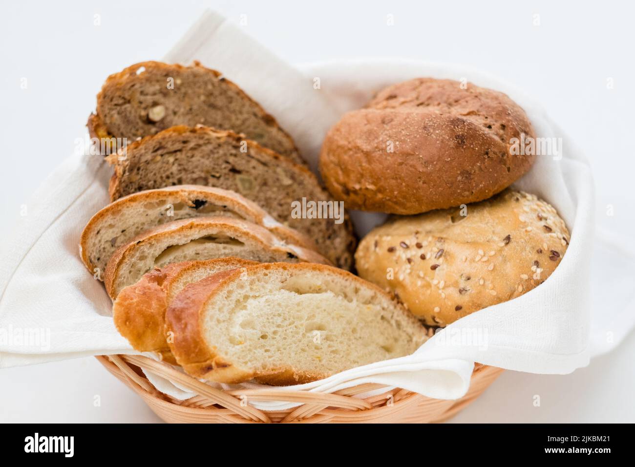 restaurant bread serving hospitality basket Stock Photo Alamy
