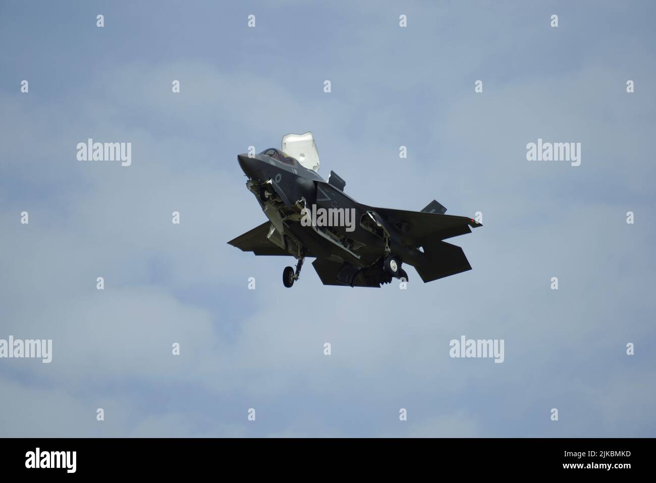 Lockheed Martin F-35B, Lightning II, 023, 617 Squadron, RAF, RIAT 2022, Fairford, Gloucestershire. Stock Photo