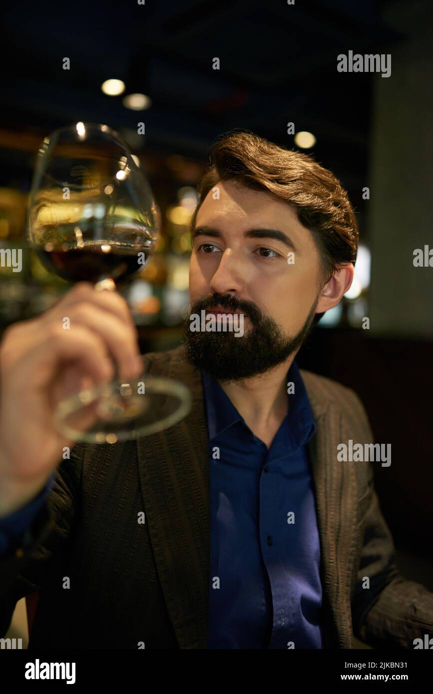 Wine connoisseur red wine hires stock photography and images Alamy