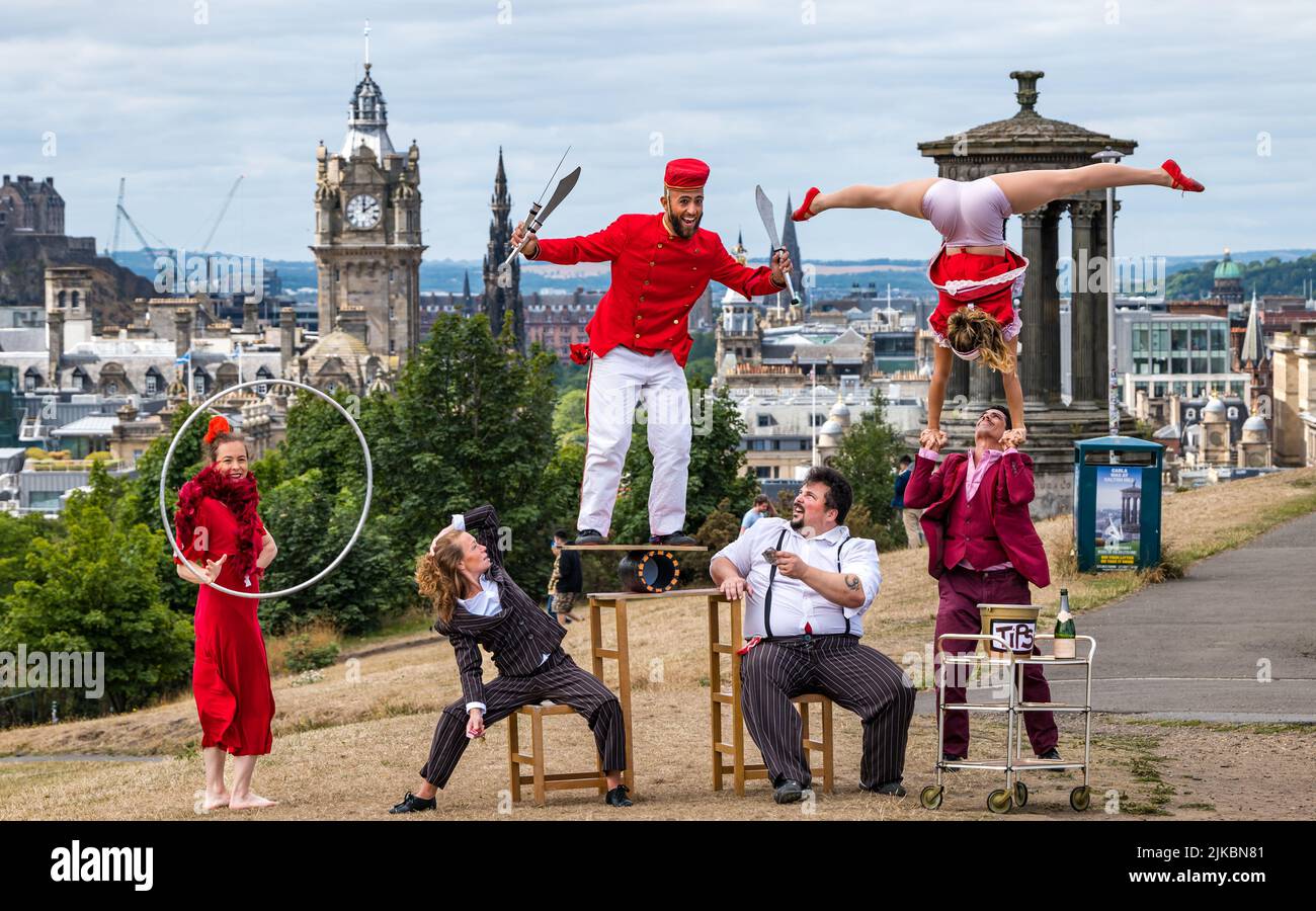 Acrobats balancing hires stock photography and images Alamy