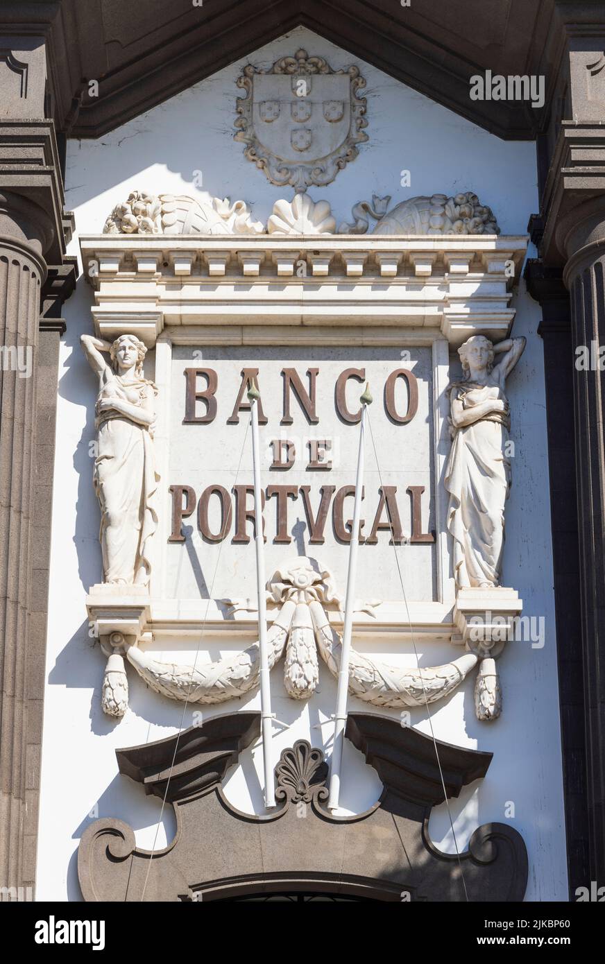 Bank of Portugal, Funchal, Madeira, Portugal Stock Photo