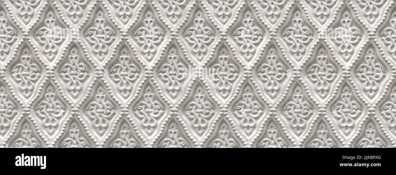 patterns on a white stone background Stock Photo
