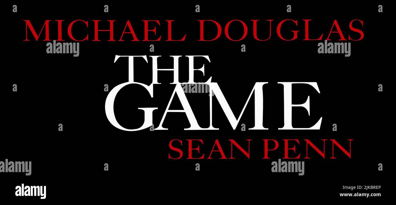 Film Poster Film The Game (USA 1997) Director David Fincher 12 September 1997 **WARNING** This