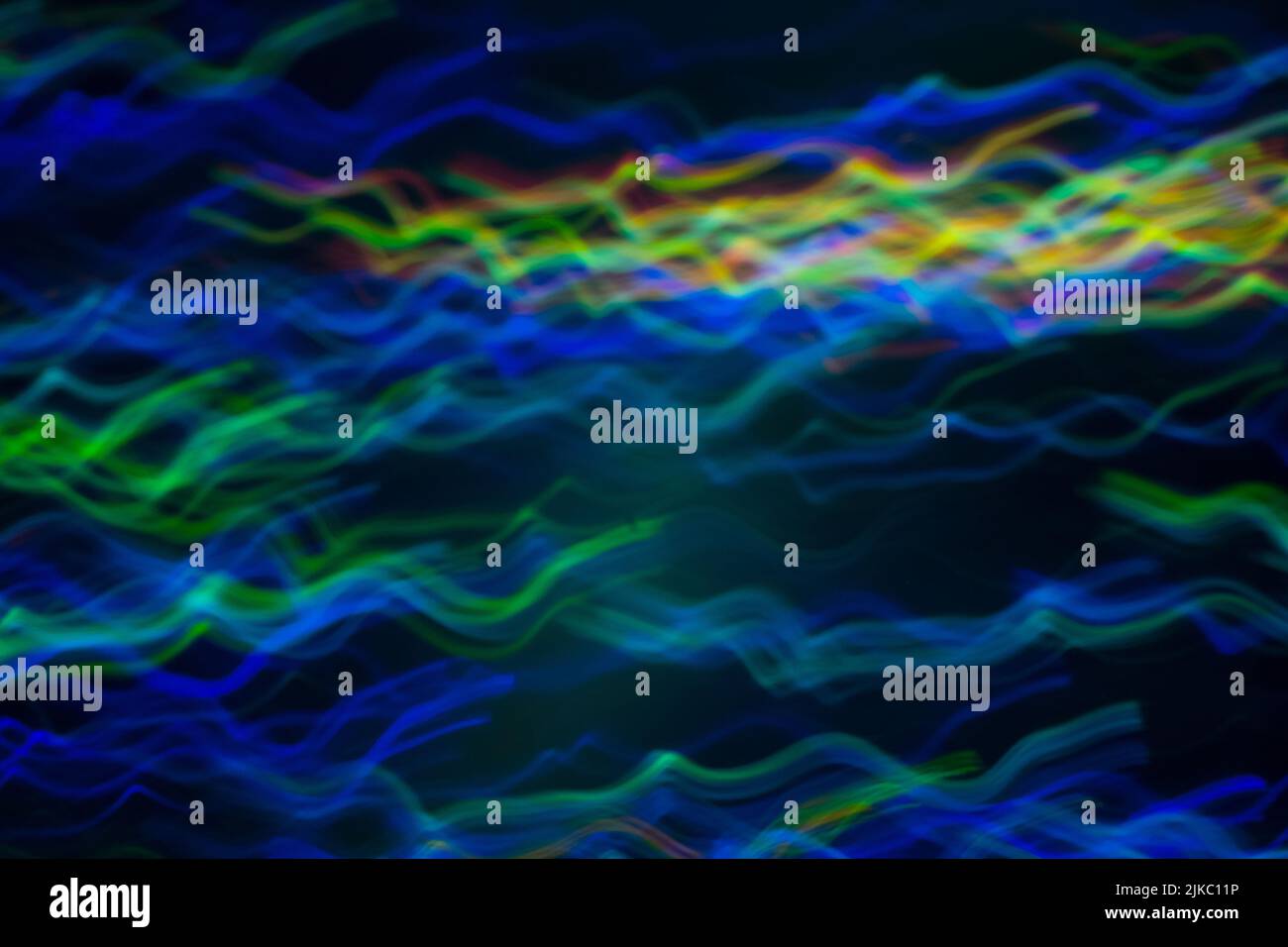 Wavy neon lines blue hi-res stock photography and images - Alamy