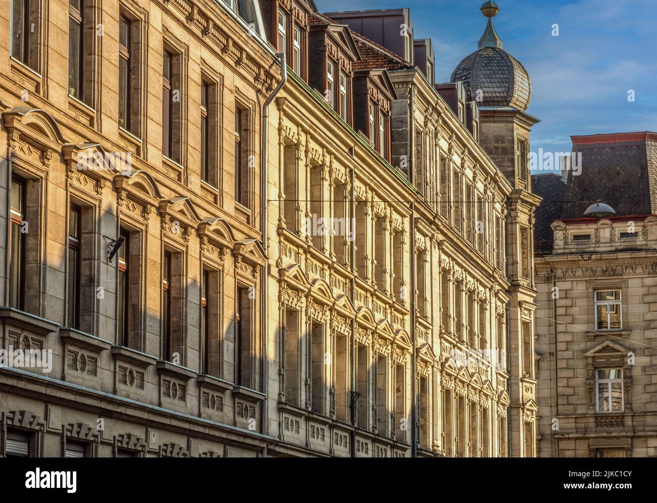 A classical renaissance building on a sunny day Stock Photo