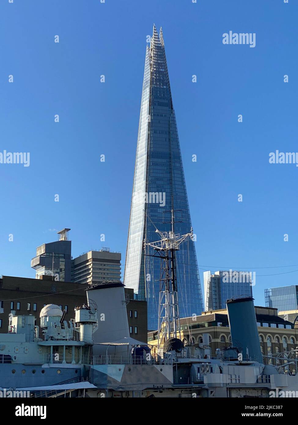 A vertical shot of the Shard skyscraper Stock Photo - Alamy