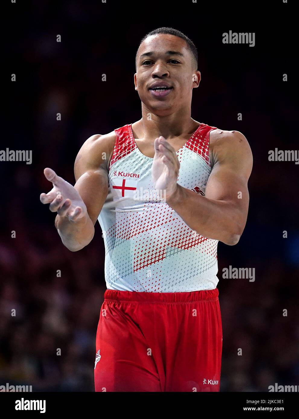 England's Joe Fraser after competing in the Men's Pommel Horse Final at
