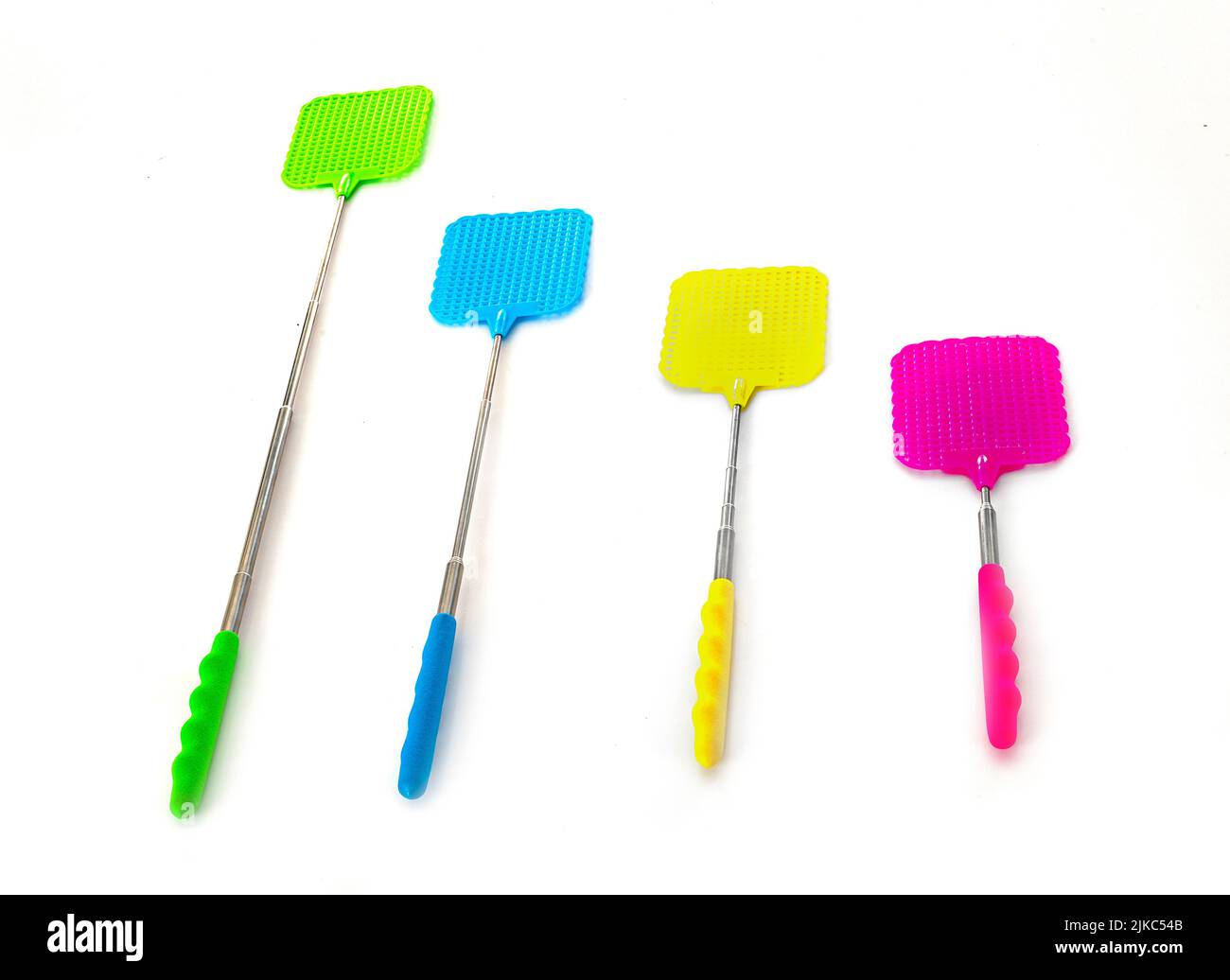 fly swatter in front of white background Stock Photo - Alamy