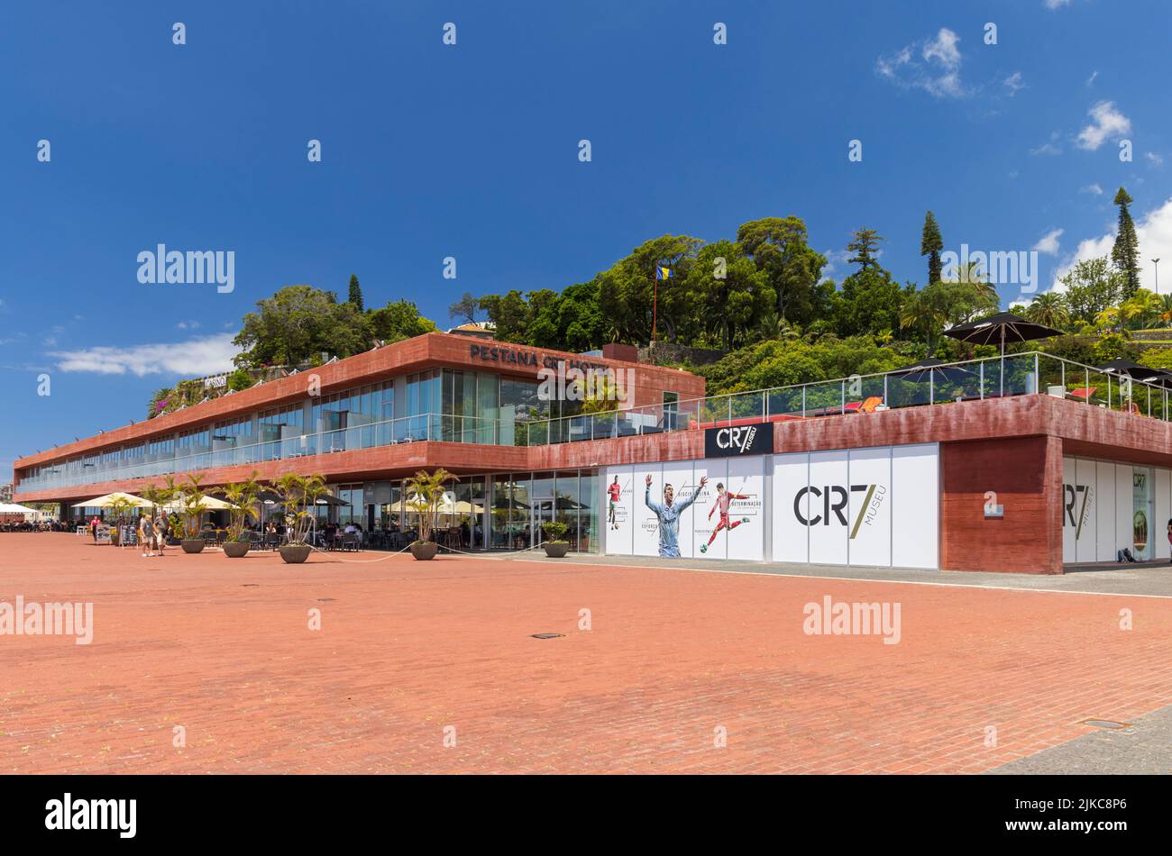 Prestana CR7 hoel and Cristiano Ronaldo Museum, Funchal, Madeira Stock Photo