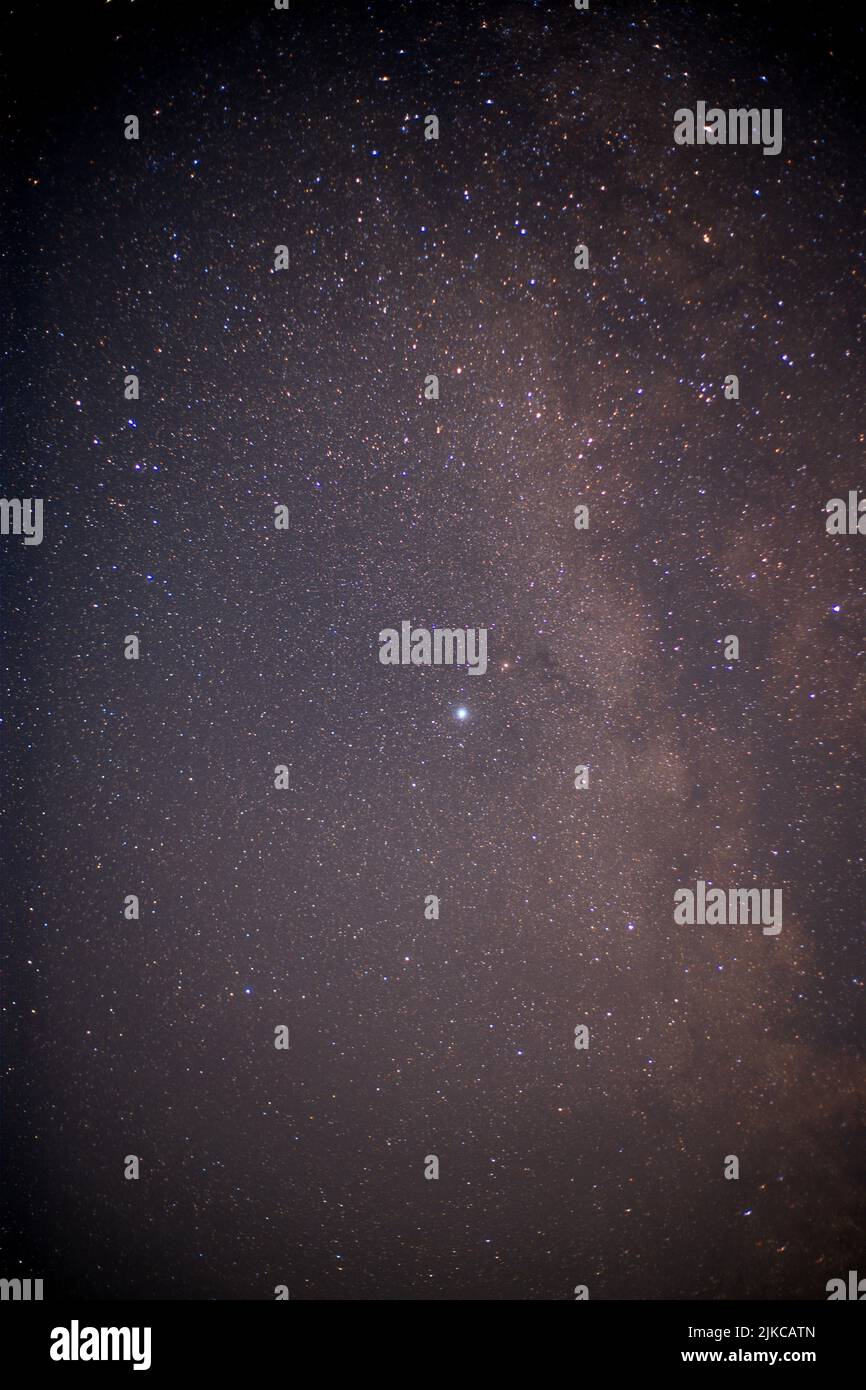 A vertical shot of a starry sky, the Milky Way Stock Photo - Alamy