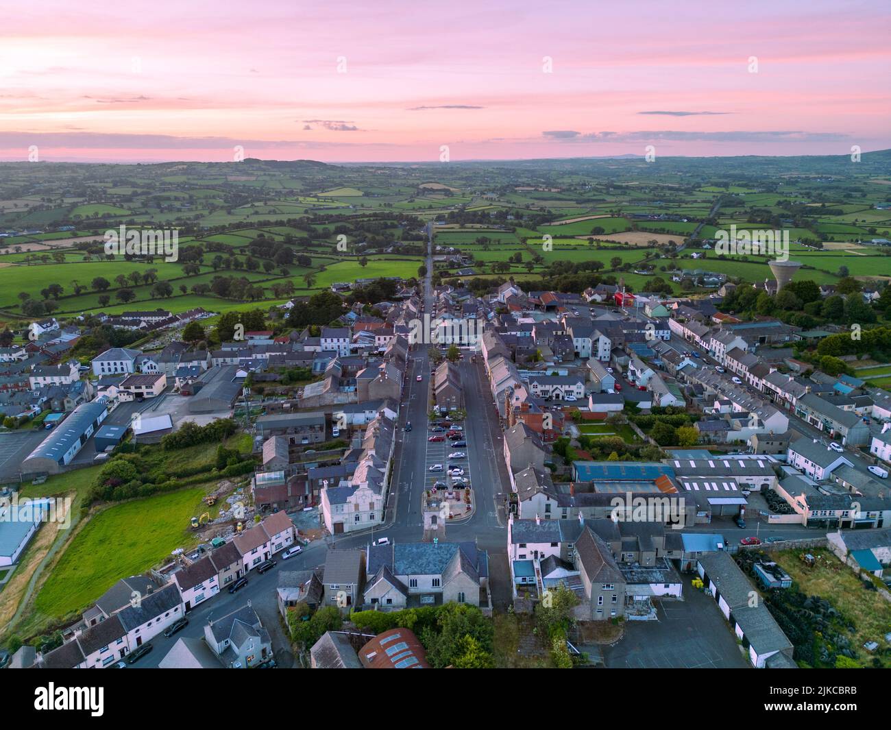 The historic town of Rathfriland, County Down, Northern Ireland Stock