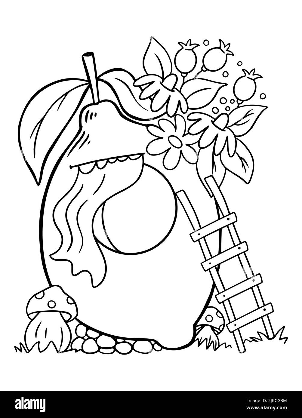 Coloring page for kids and adults hi-res stock photography and images - Page  4 - Alamy