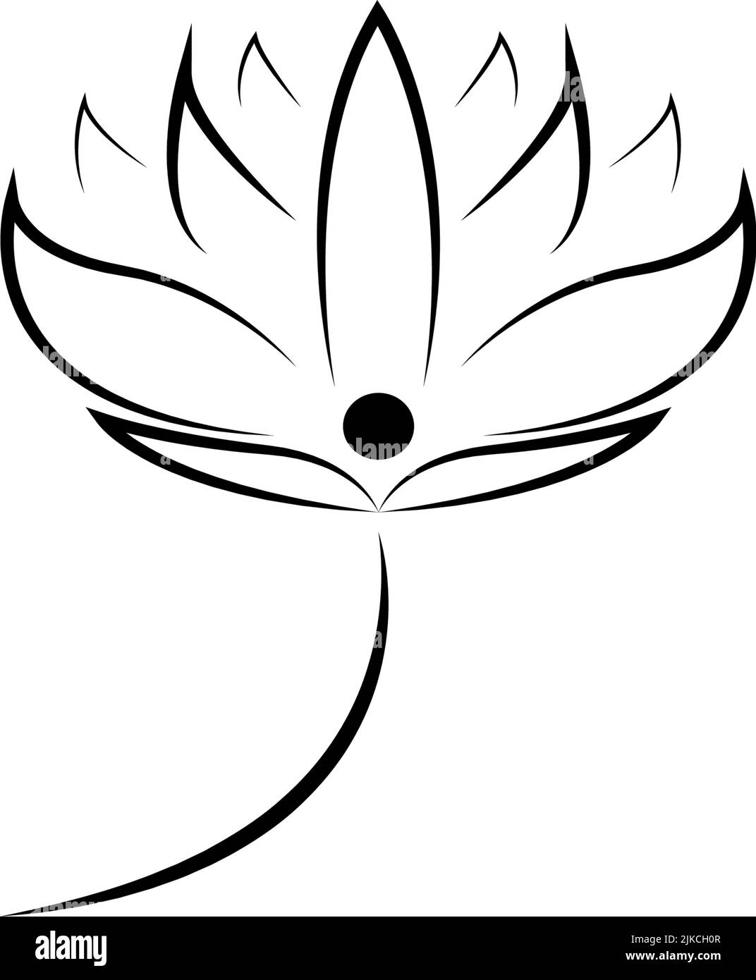 lotus flower icon vector illustration design Stock Vector Image & Art ...