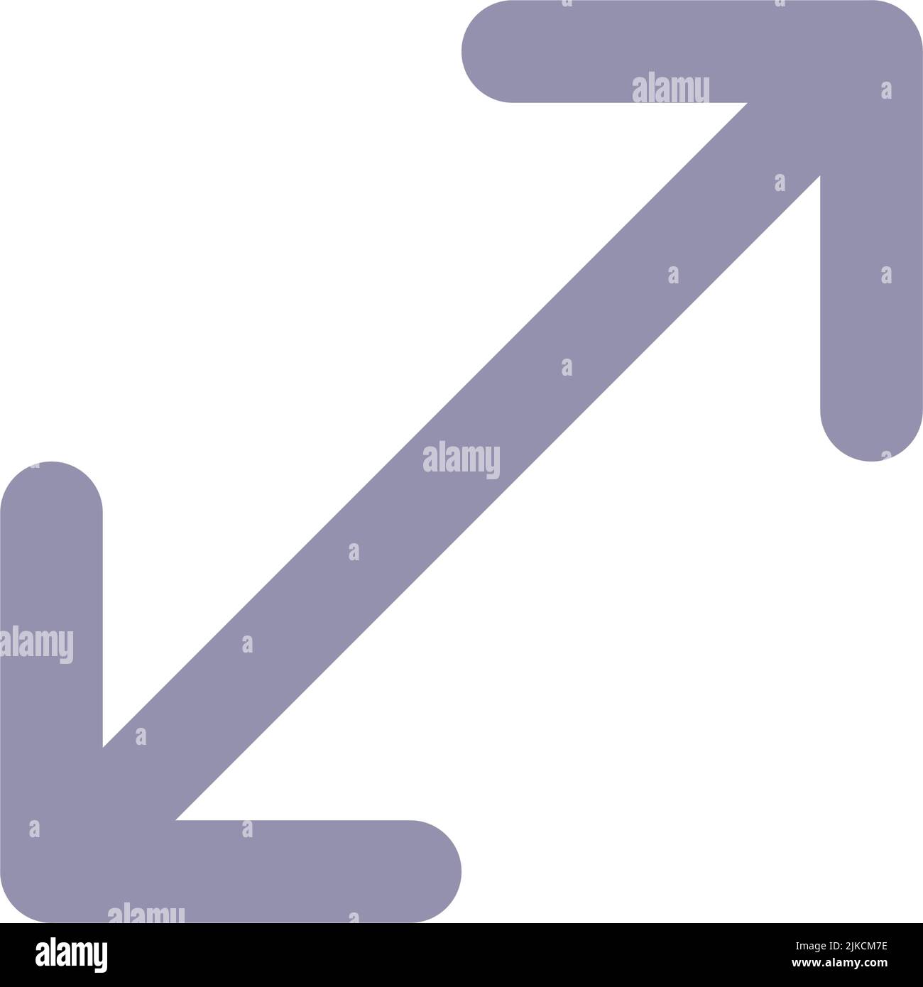 Enlarge flat color ui icon Stock Vector