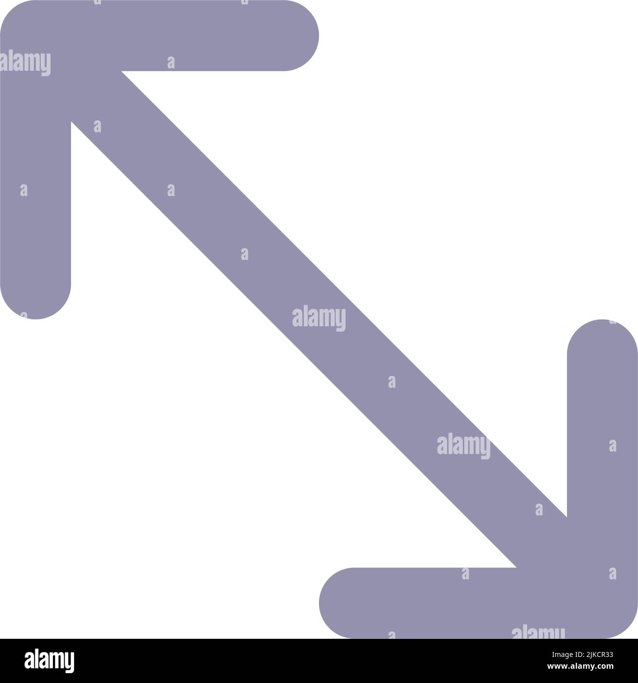 Expand flat color ui icon Stock Vector
