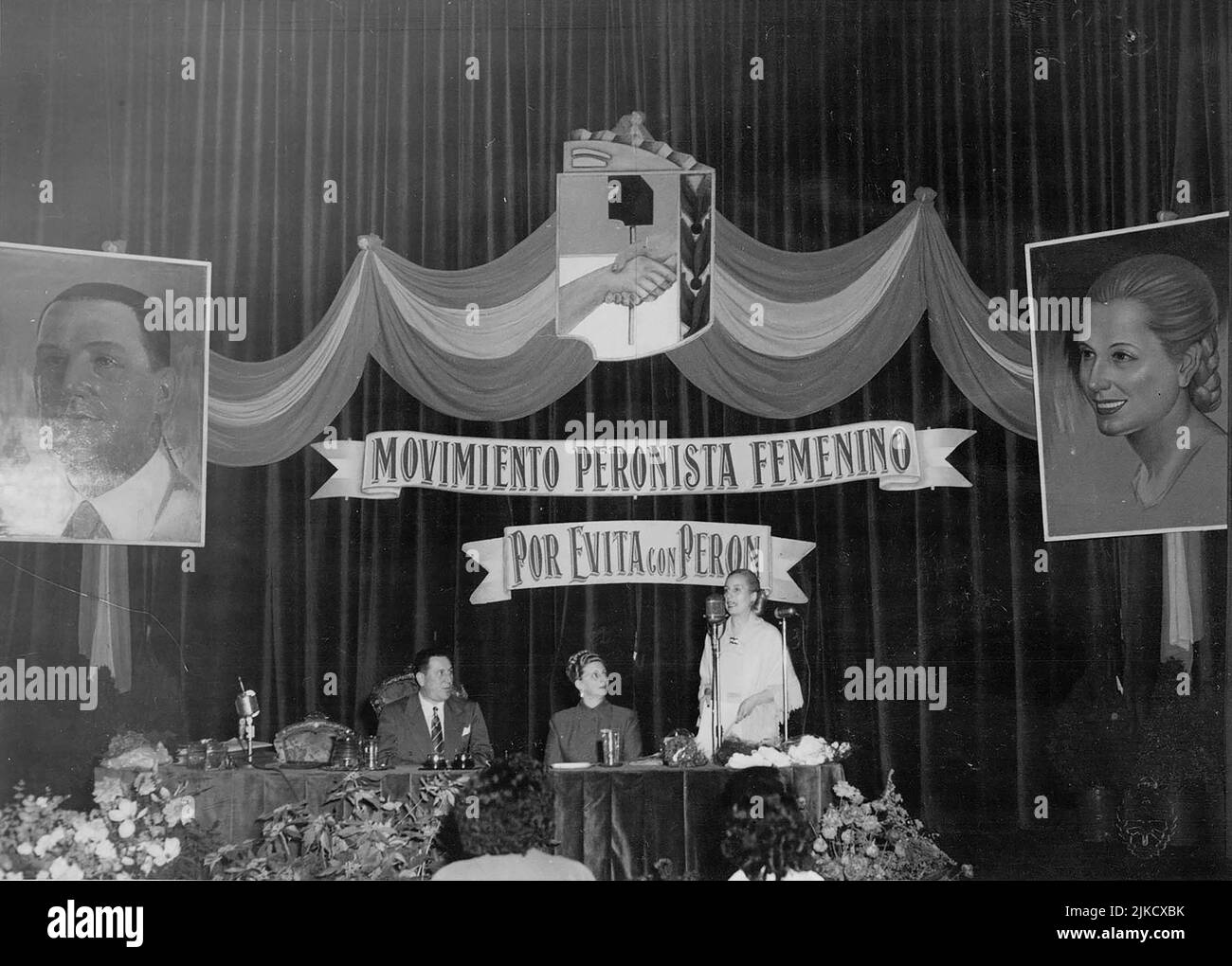 Eva Peron, former Argentinian First Lady and political leader Stock Photo