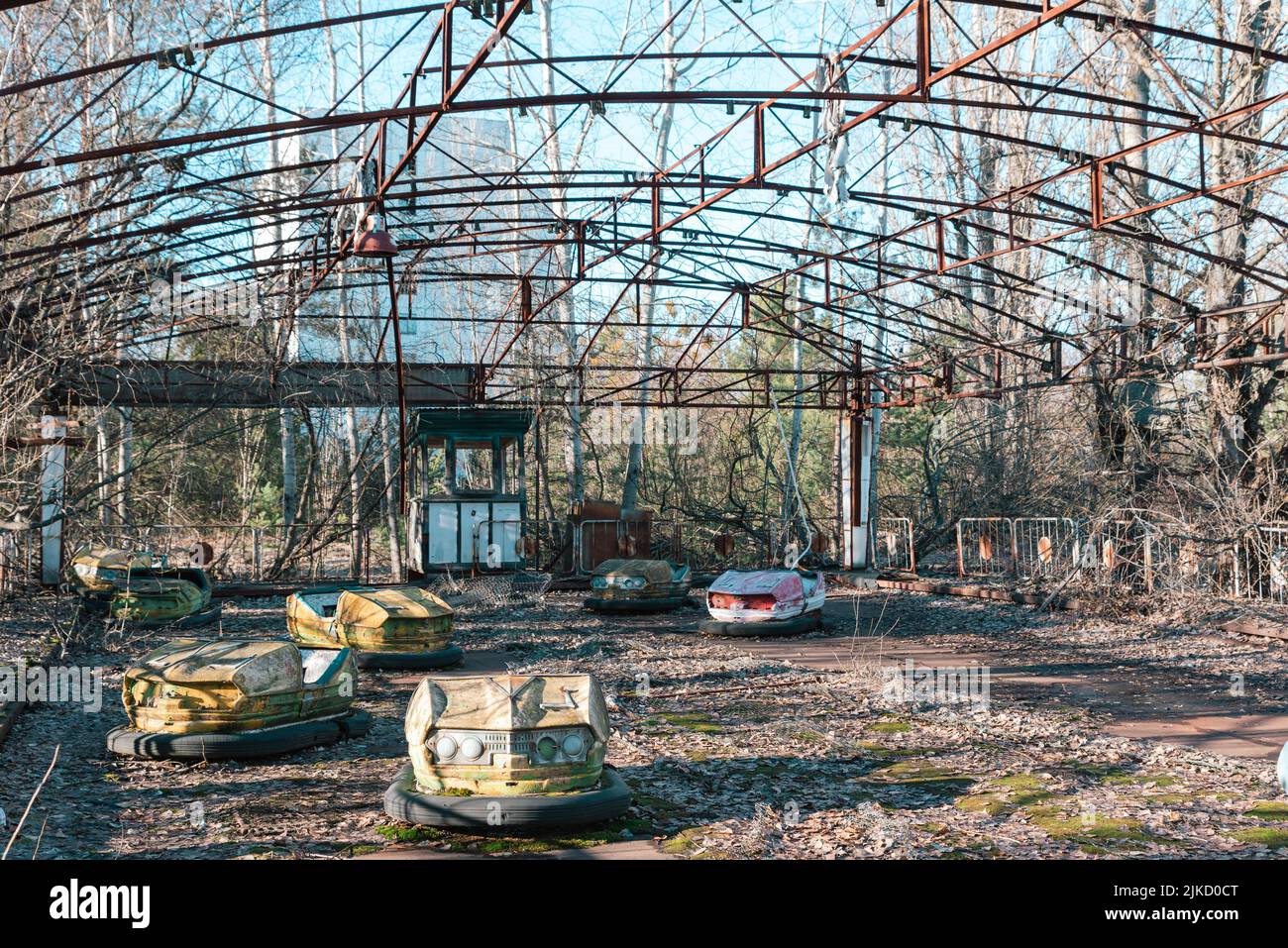 Photos from around the chernobyl exclusion zone, ukraine. Stock Photo