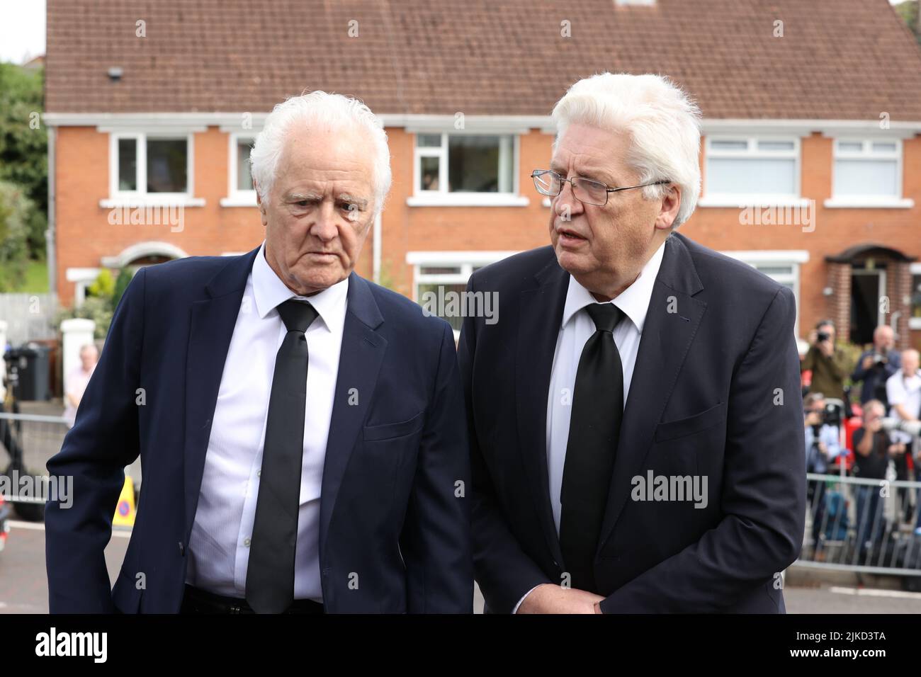 Speaker of the House of Lords, Lord McFall (left) and former SDLP