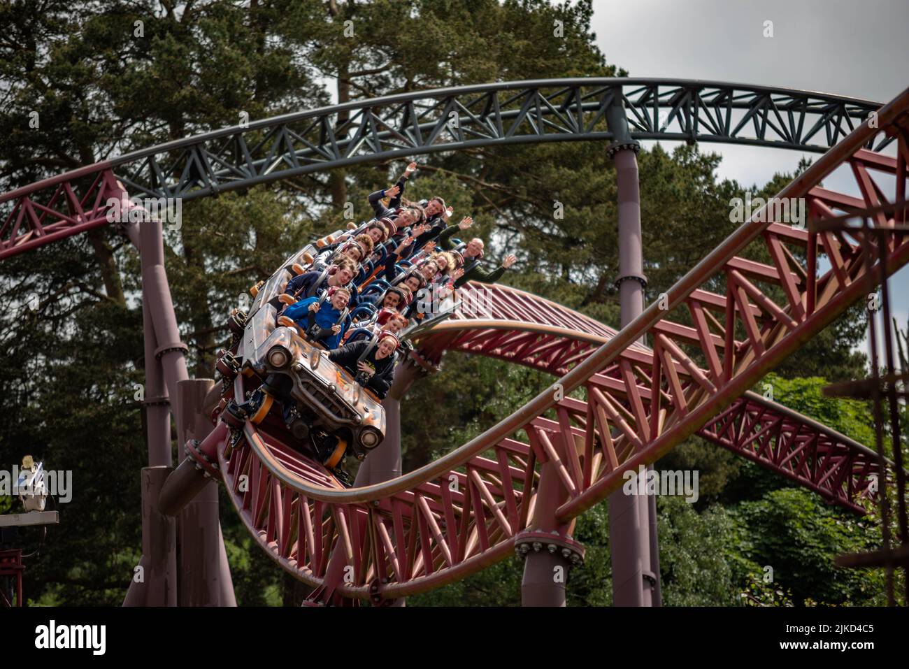 The Alton Towers Intamin Rocket , Also Know as RITA , In the Dark ...