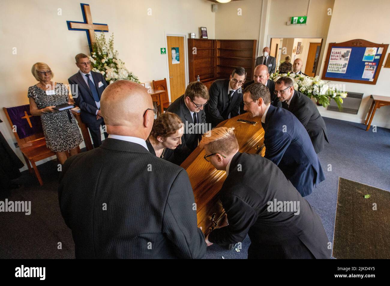 Northern ireland first minister david trimble left hires stock