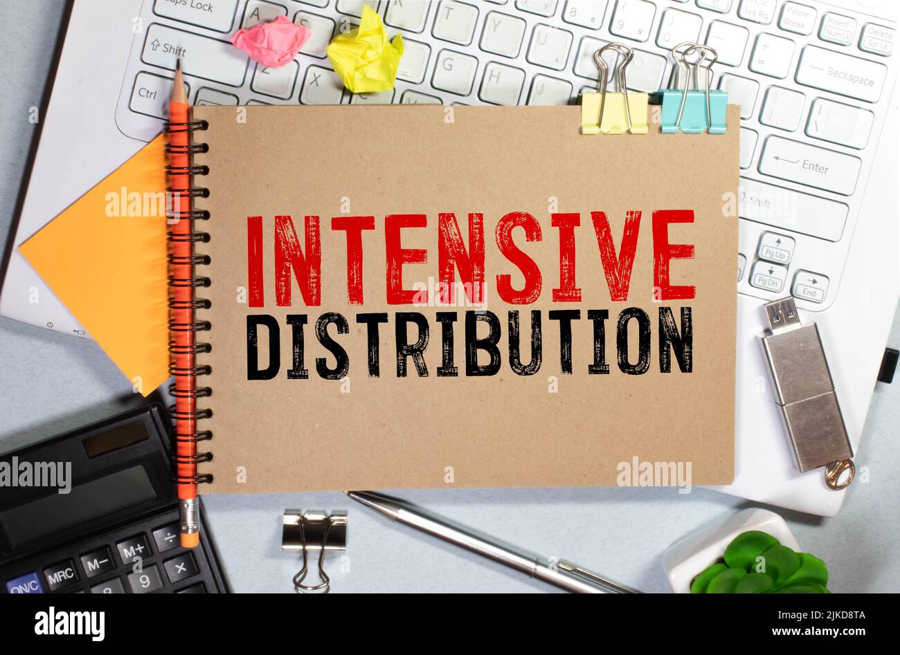 DICaaS - Data Intensive Computing as a Service write on a sticky note isolated on office desk. Stock Photo