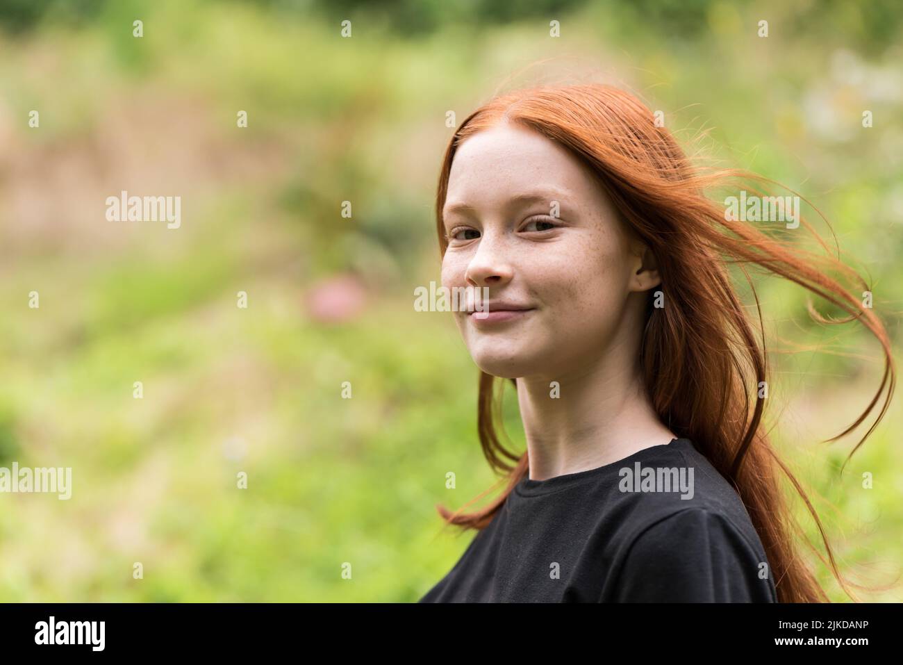 Twelve year old child white background hires stock photography and