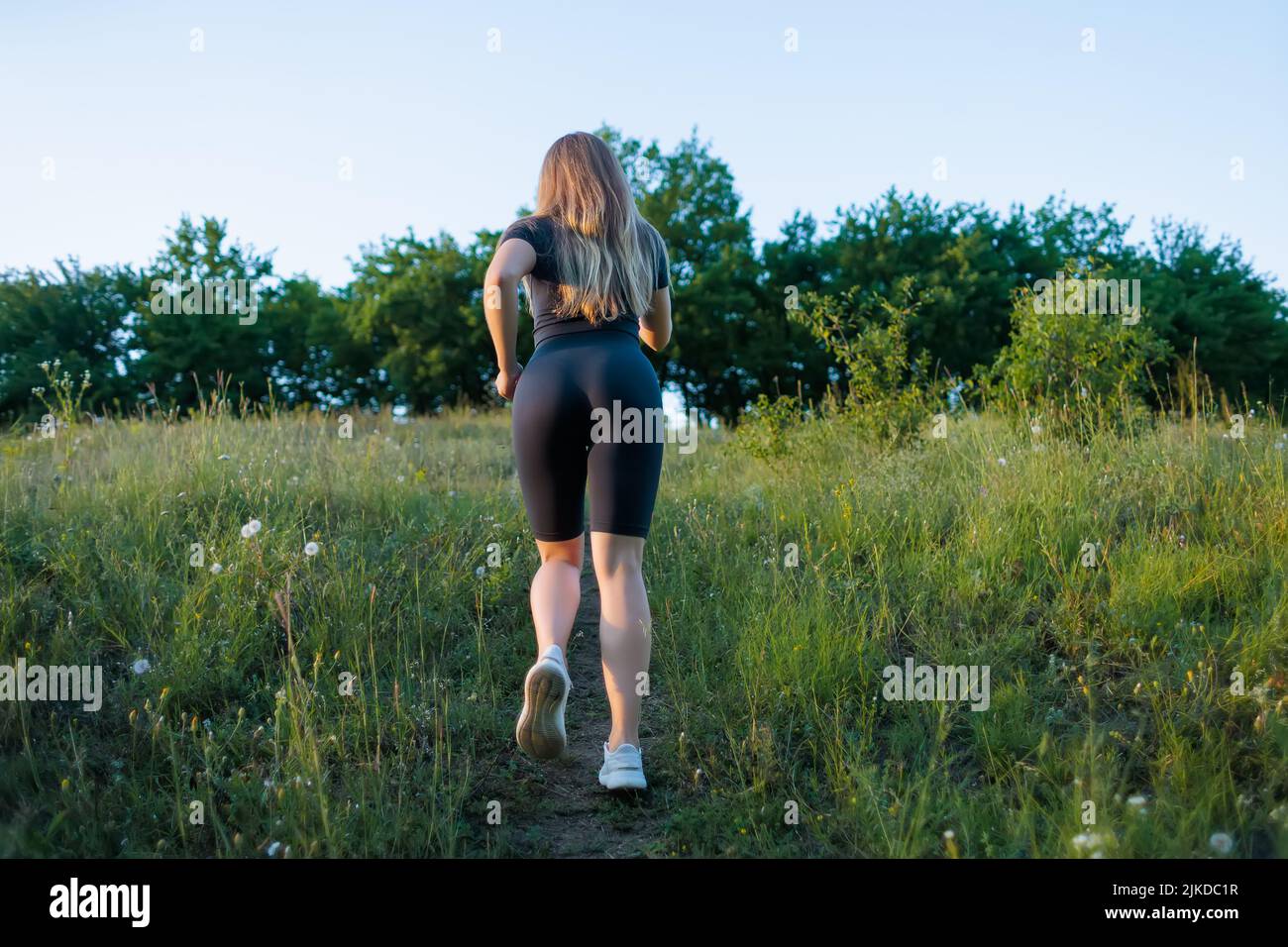 Slim blonde hi-res stock photography and images - Alamy