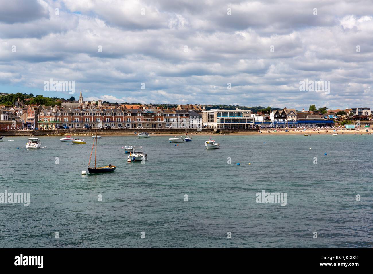 Ferry boat from Poole to Swanage, Dorset UK Stock Photo Alamy