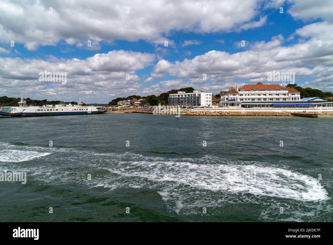 Ferry boat from Poole to Swanage, Dorset UK Stock Photo Alamy