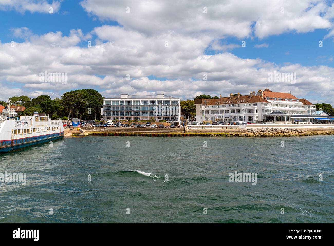 Ferry boat from Poole to Swanage, Dorset UK Stock Photo Alamy