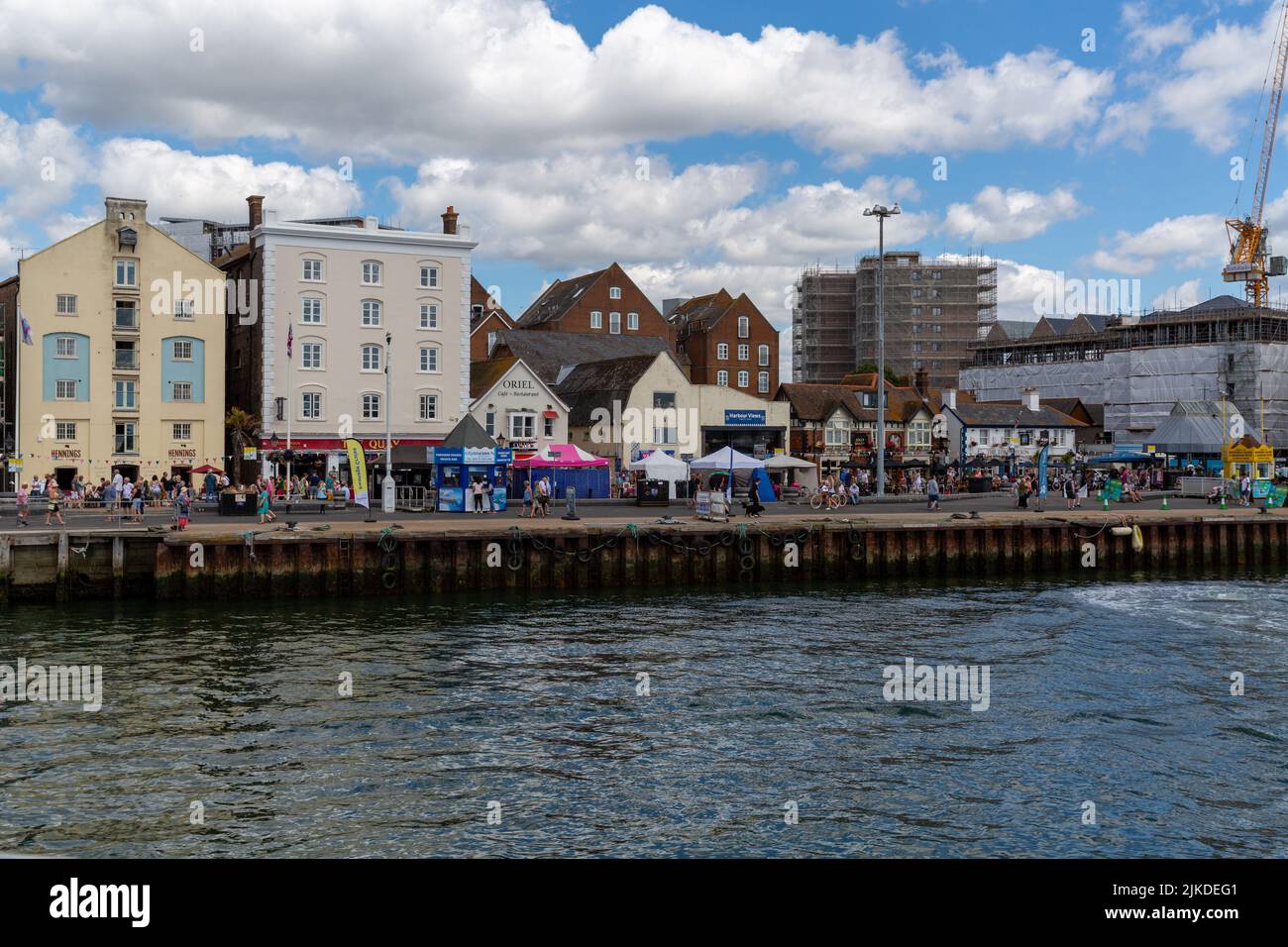 Ferry boat from Poole to Swanage, Dorset UK Stock Photo Alamy