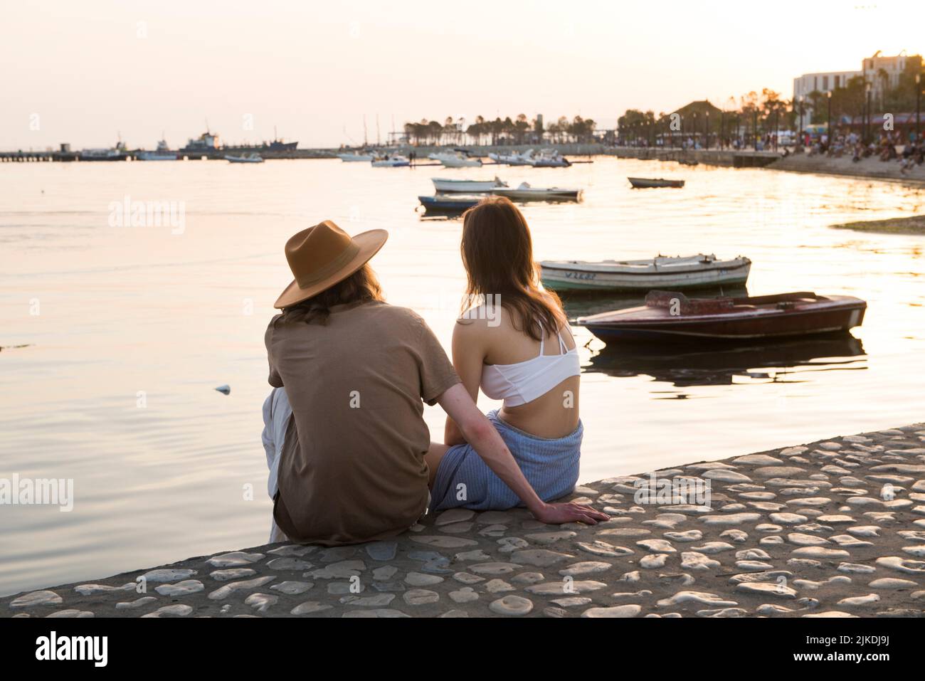 Romantic couple outdoors hi-res stock photography and images image